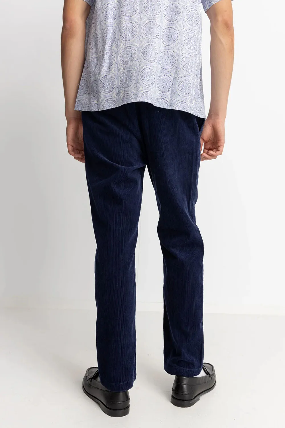 CORD TROUSER - NAVY sold by REVOLVR Menswear product image thumbnail 4