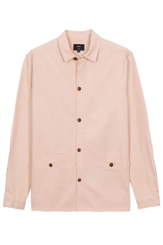 TONKIN WORK SHIRT Pink Smoke sold by REVOLVR Menswear