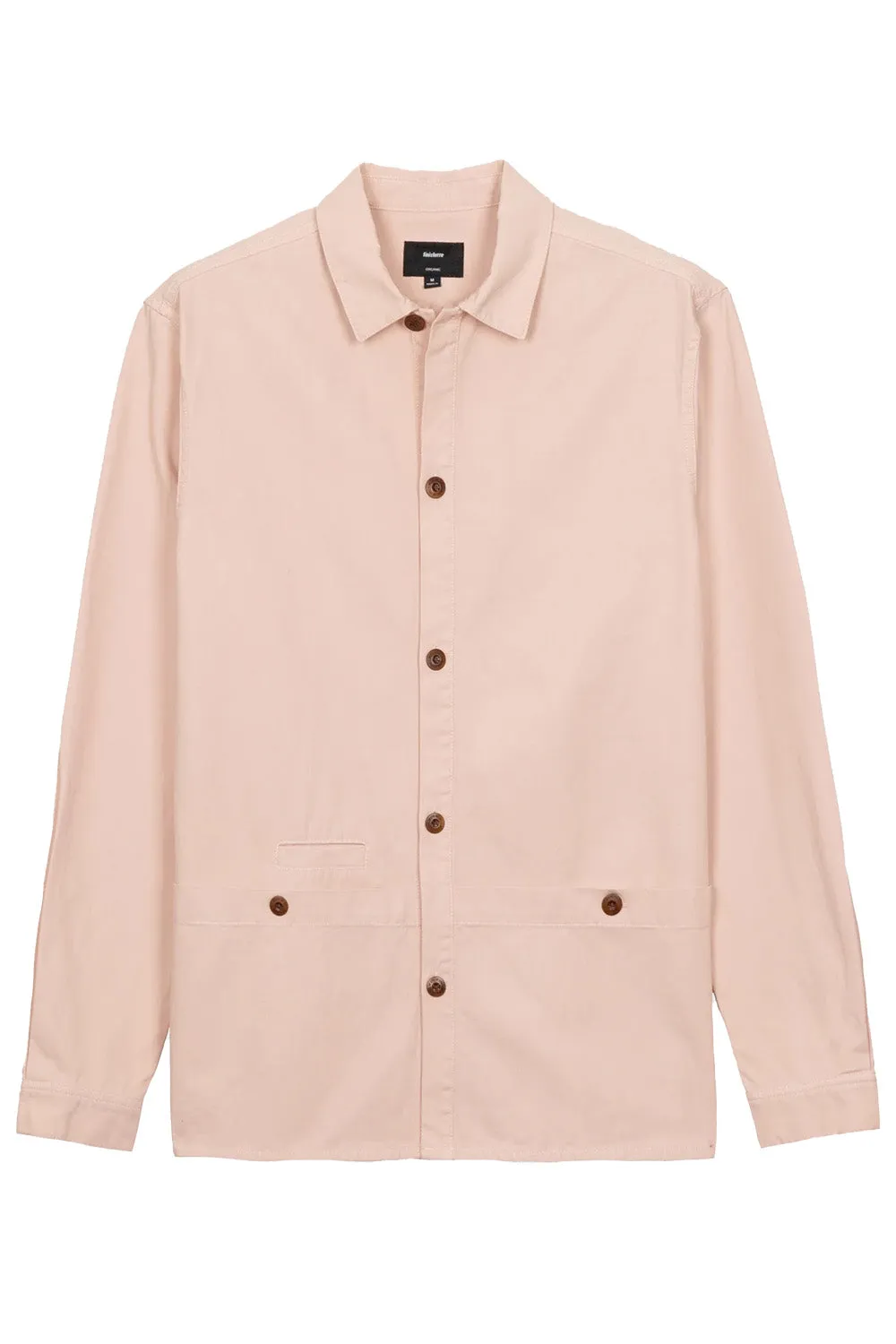 TONKIN WORK SHIRT Pink Smoke sold by REVOLVR Menswear