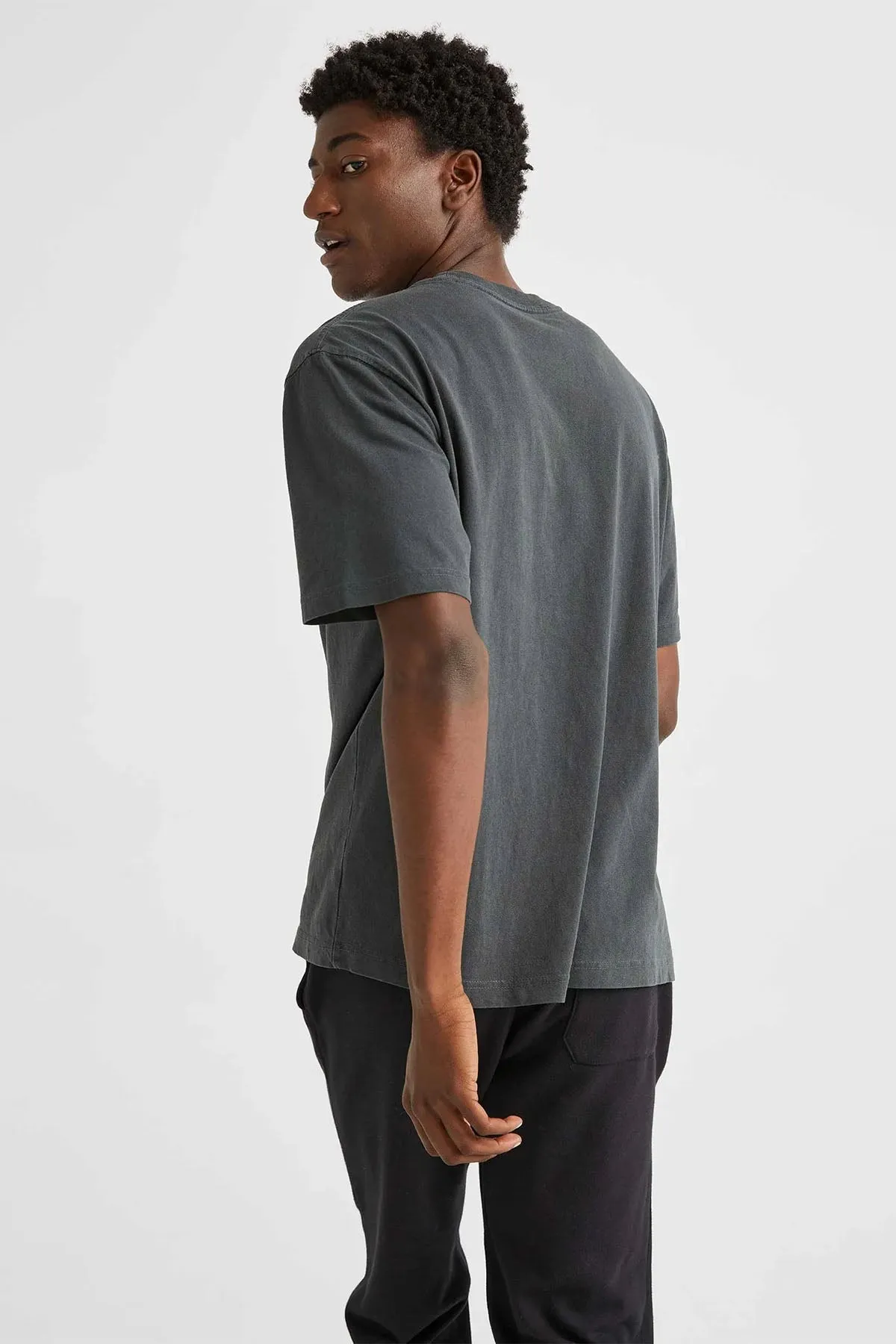 RELAXED SS TEE Stretch Limo sold by REVOLVR Menswear product image thumbnail 4