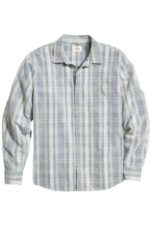 LW PLAID CORDUROY SHIRT Blue/Green Plaid sold by REVOLVR Menswear