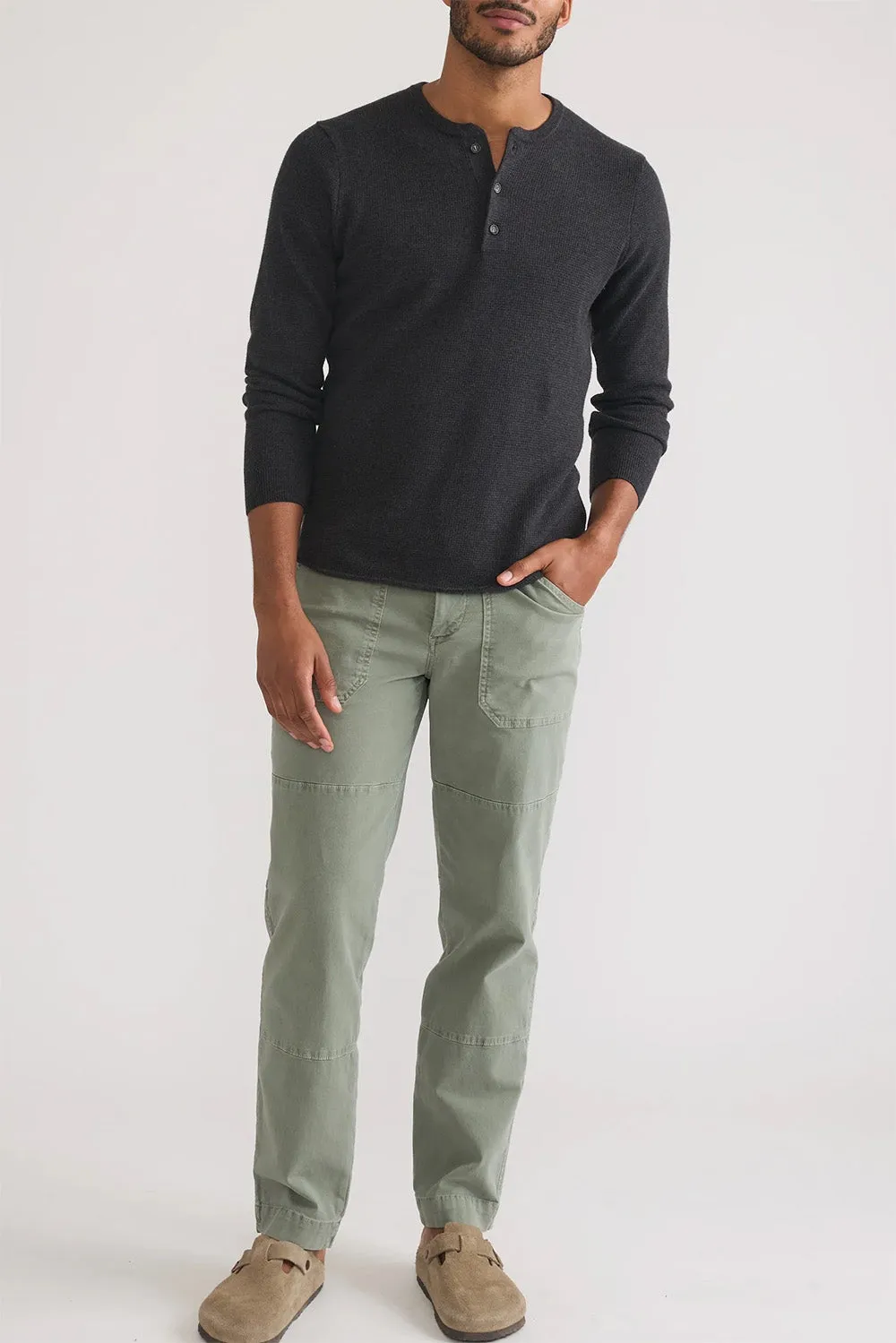SWEATER HENLEY Black Oyster sold by REVOLVR Menswear product image thumbnail 5