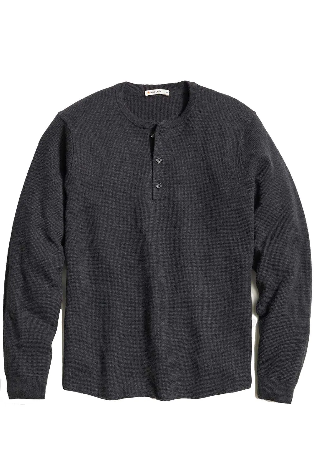 SWEATER HENLEY Black Oyster sold by REVOLVR Menswear