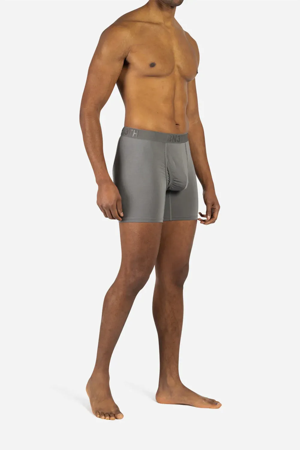CLASSIC BOXER BRIEF WITH FLY Gargoyle sold by REVOLVR Menswear product image thumbnail 2