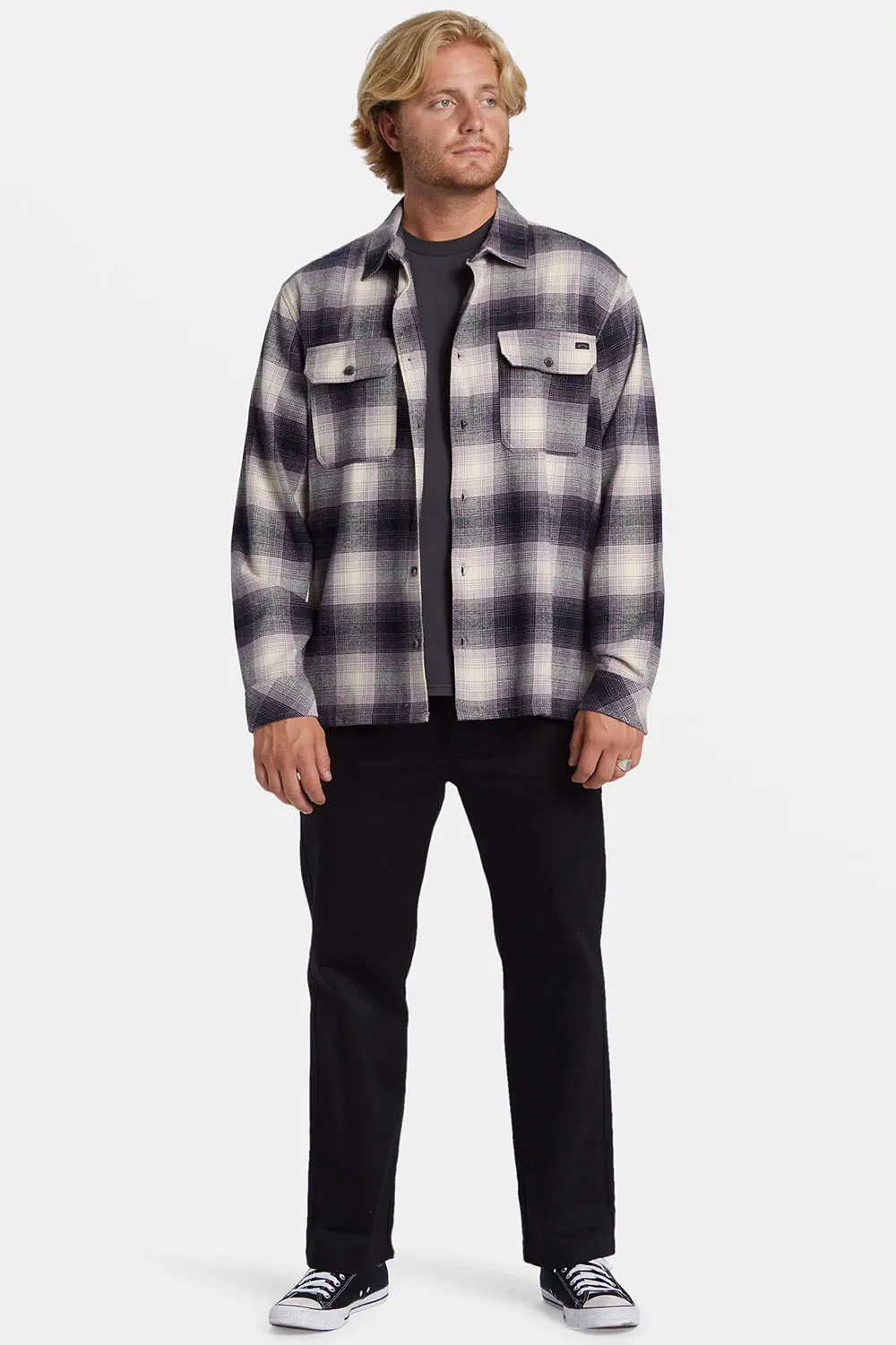 OFFSHORE FLANNEL Purple Ash sold by REVOLVR Menswear product image thumbnail 5