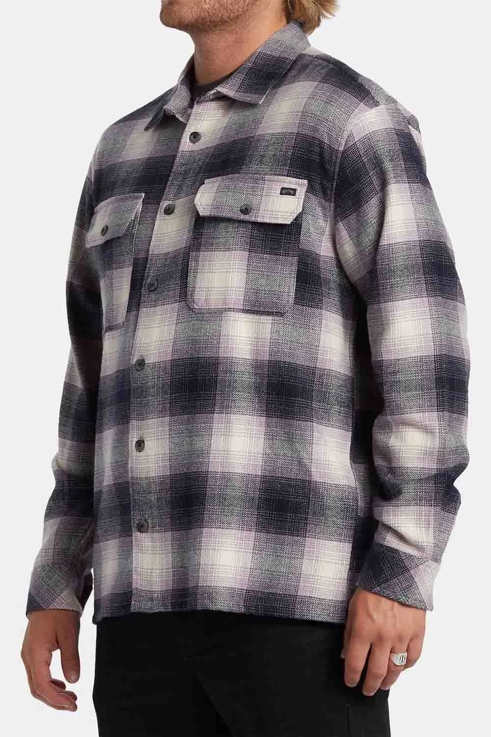 OFFSHORE FLANNEL Purple Ash sold by REVOLVR Menswear product image thumbnail 3