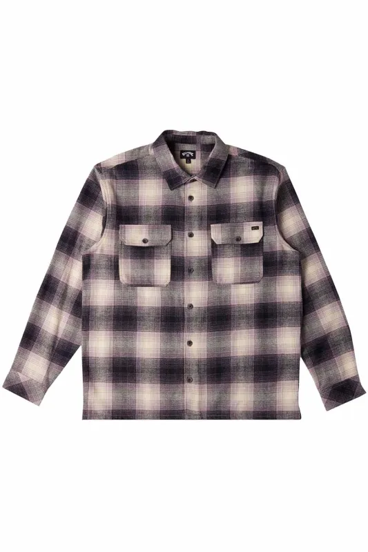 OFFSHORE FLANNEL Purple Ash sold by REVOLVR Menswear