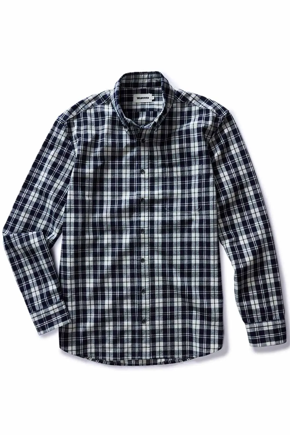 THE JACK Rinsed Indigo Plaid sold by REVOLVR Menswear