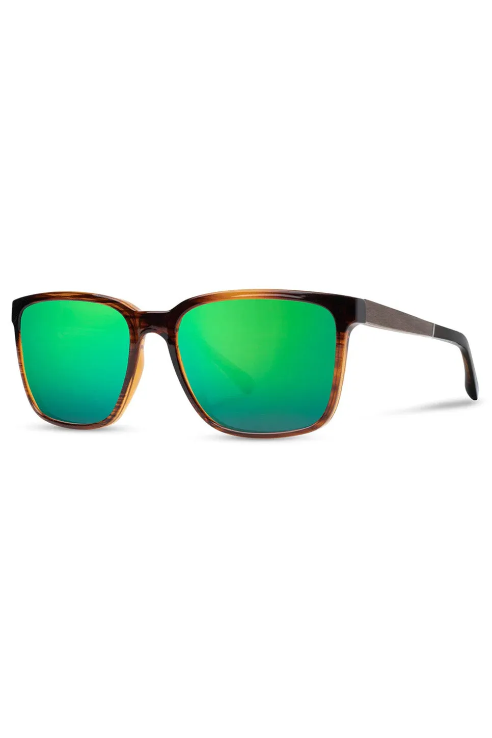 CRAG - TORTOISE/WALNUT/HD+ GREEN FLASH POLAR sold by REVOLVR Menswear