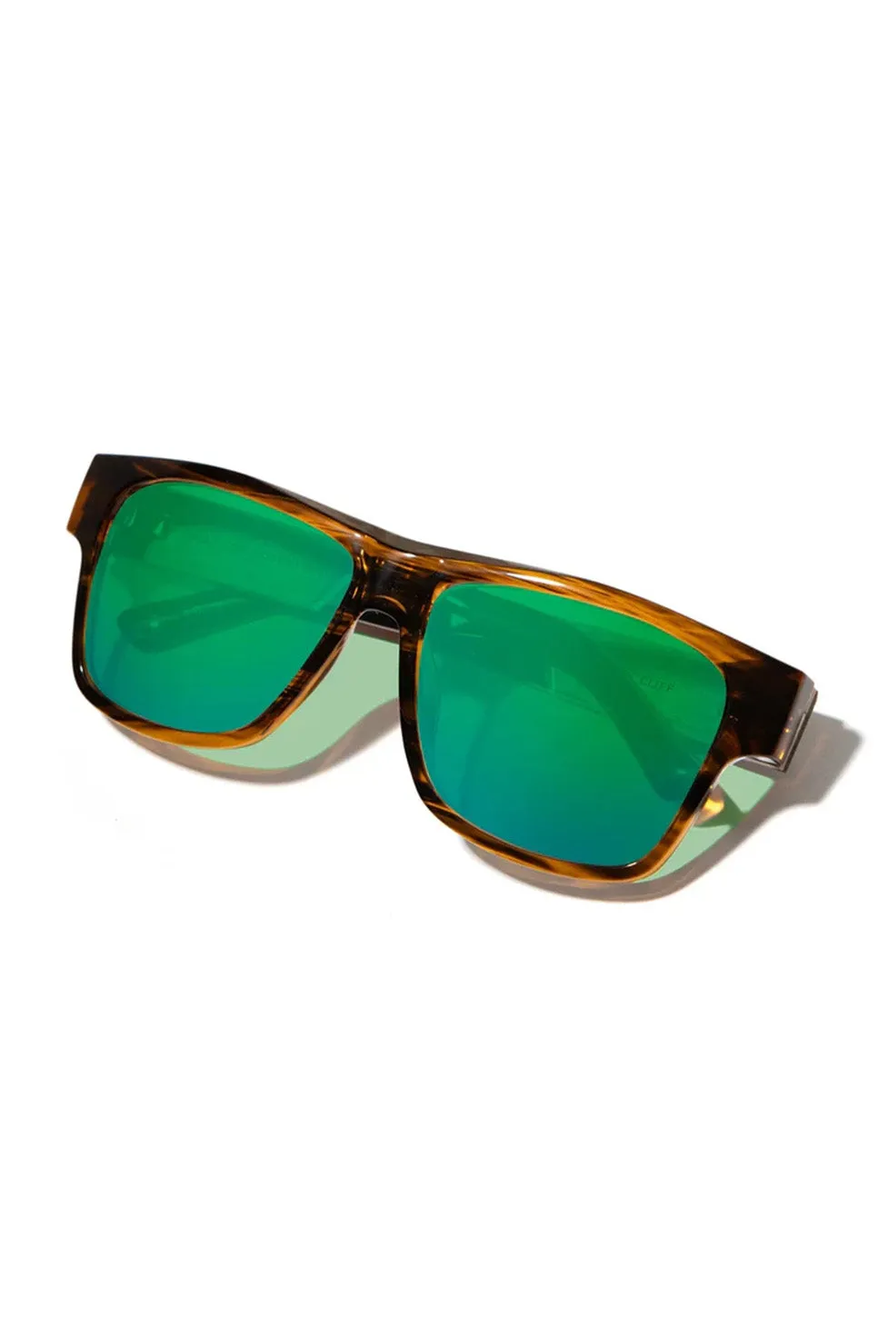 CLIFF - TORTOISE/WALNUT/HD + GREEN FLASH POLAR sold by REVOLVR Menswear product image thumbnail 3