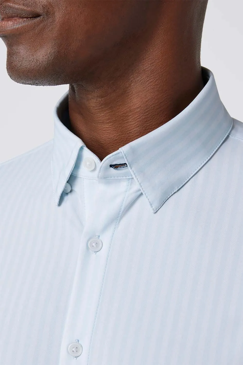 LEEWARD LS Sky Herringbone sold by REVOLVR Menswear product image thumbnail 4