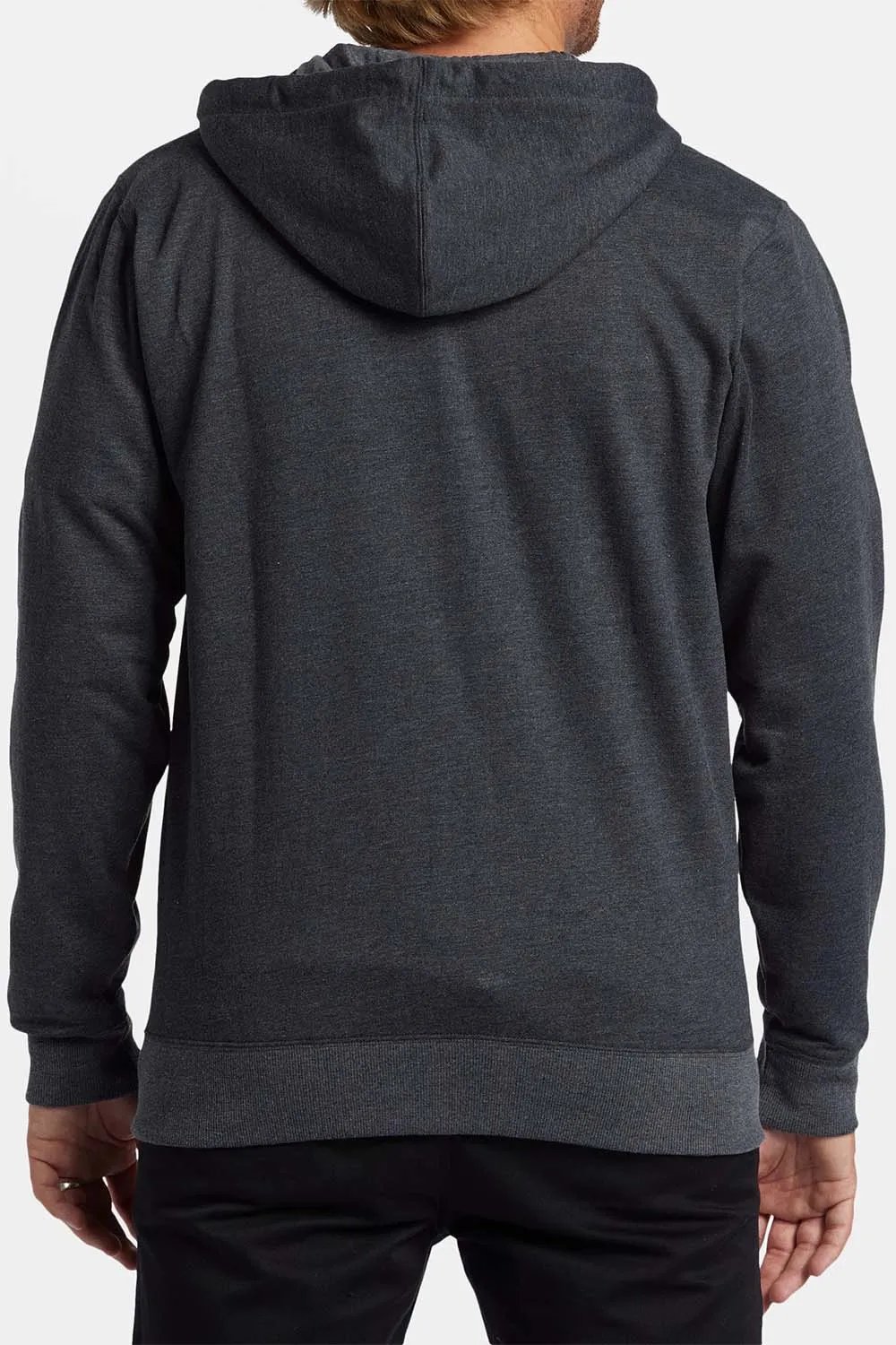 ALL DAY ZIP UP Black Heather sold by REVOLVR Menswear product image thumbnail 4