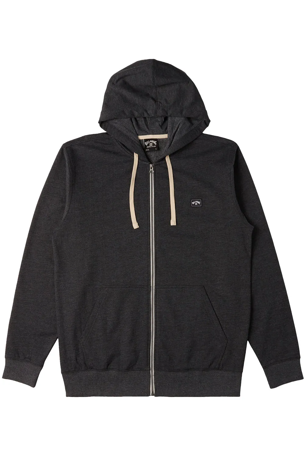 ALL DAY ZIP UP Black Heather sold by REVOLVR Menswear