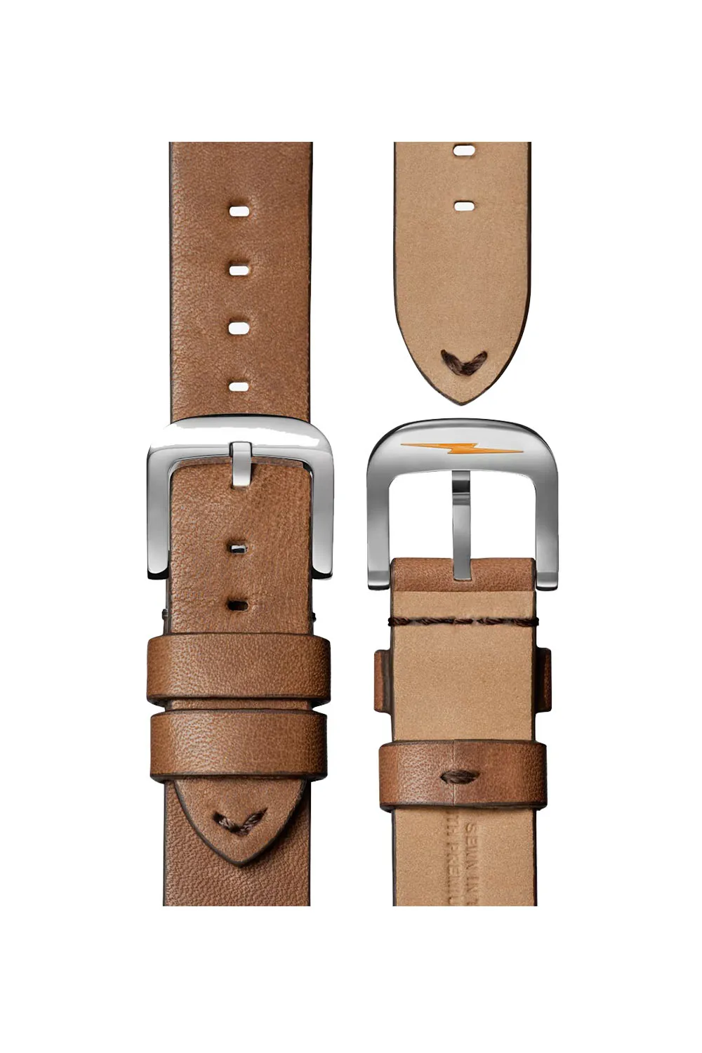 RUNWELL 41mm - ALABASTER/BRITISH TAN sold by REVOLVR Menswear product image thumbnail 5