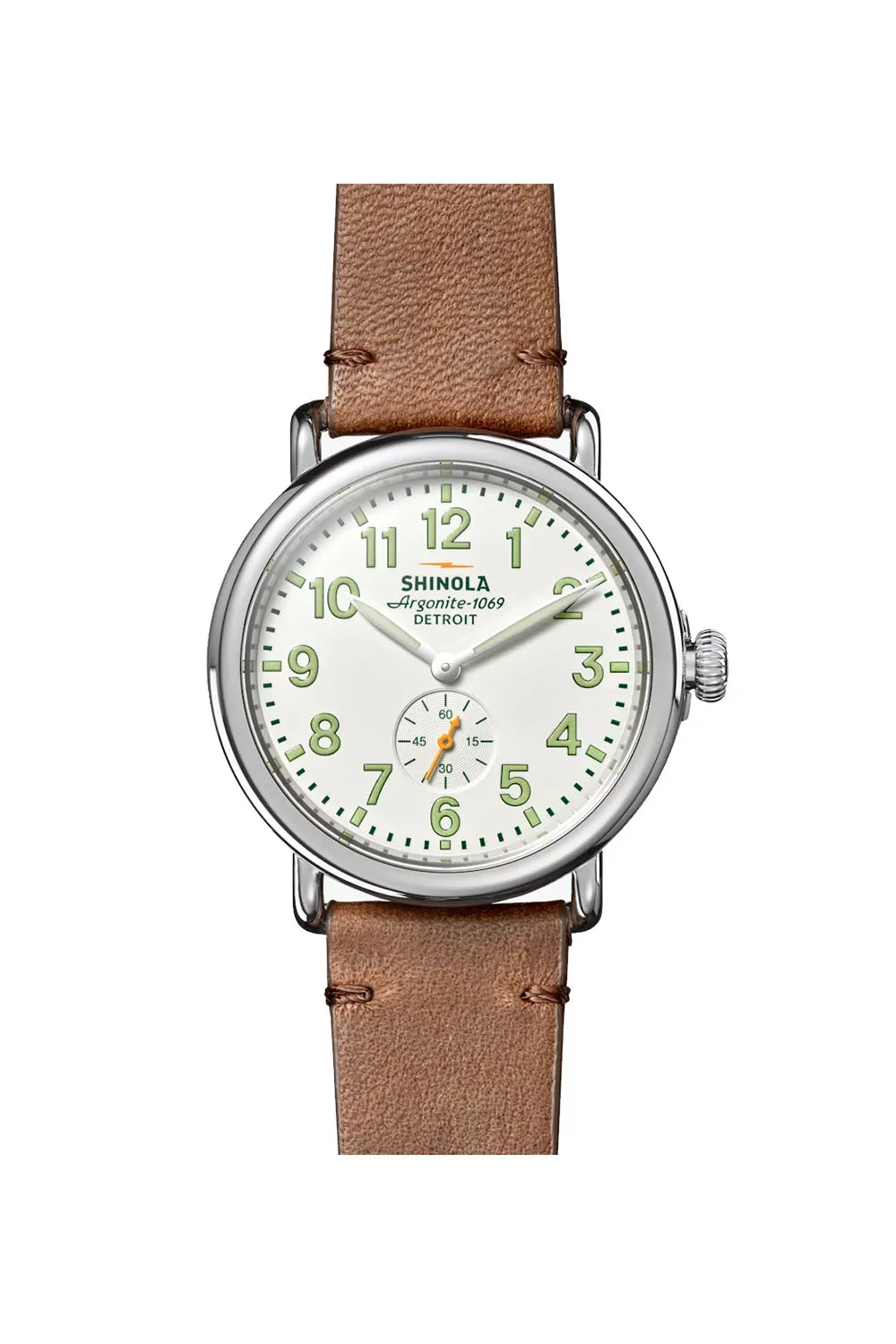 RUNWELL 41mm - ALABASTER/BRITISH TAN sold by REVOLVR Menswear