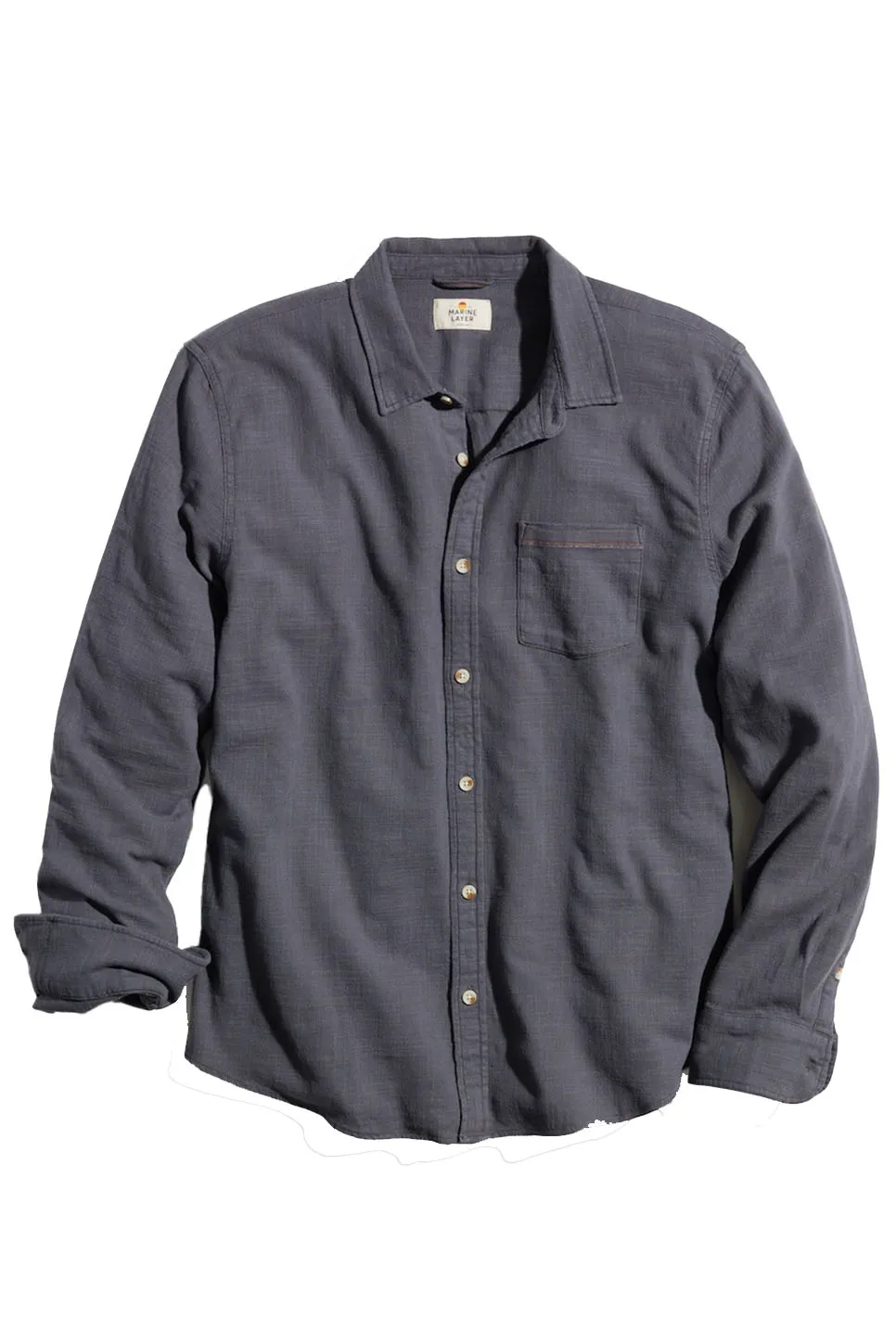 STRETCH SELVAGE SHIRT India Ink sold by REVOLVR Menswear