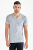 BASIC V-NECK Grey sold by REVOLVR Menswear