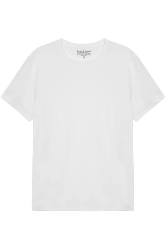 BASIC CREW NECK White sold by REVOLVR Menswear