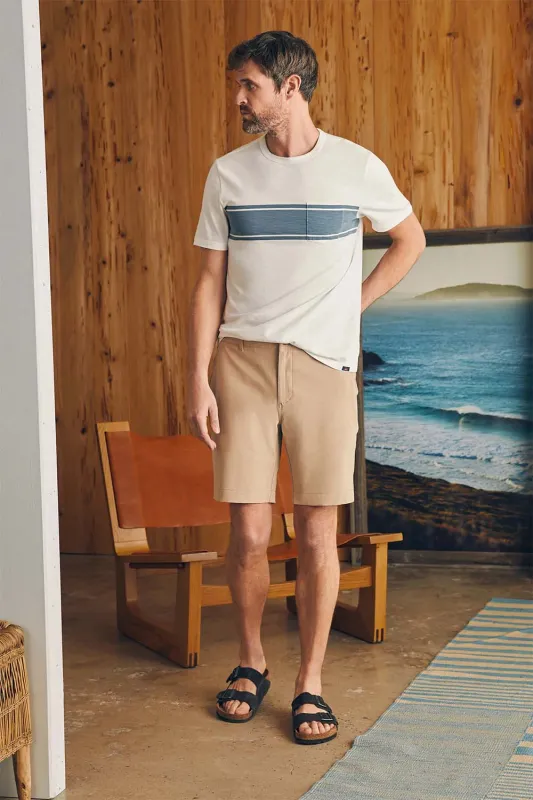 ALL DAY SHORT 9" Khaki sold by REVOLVR Menswear