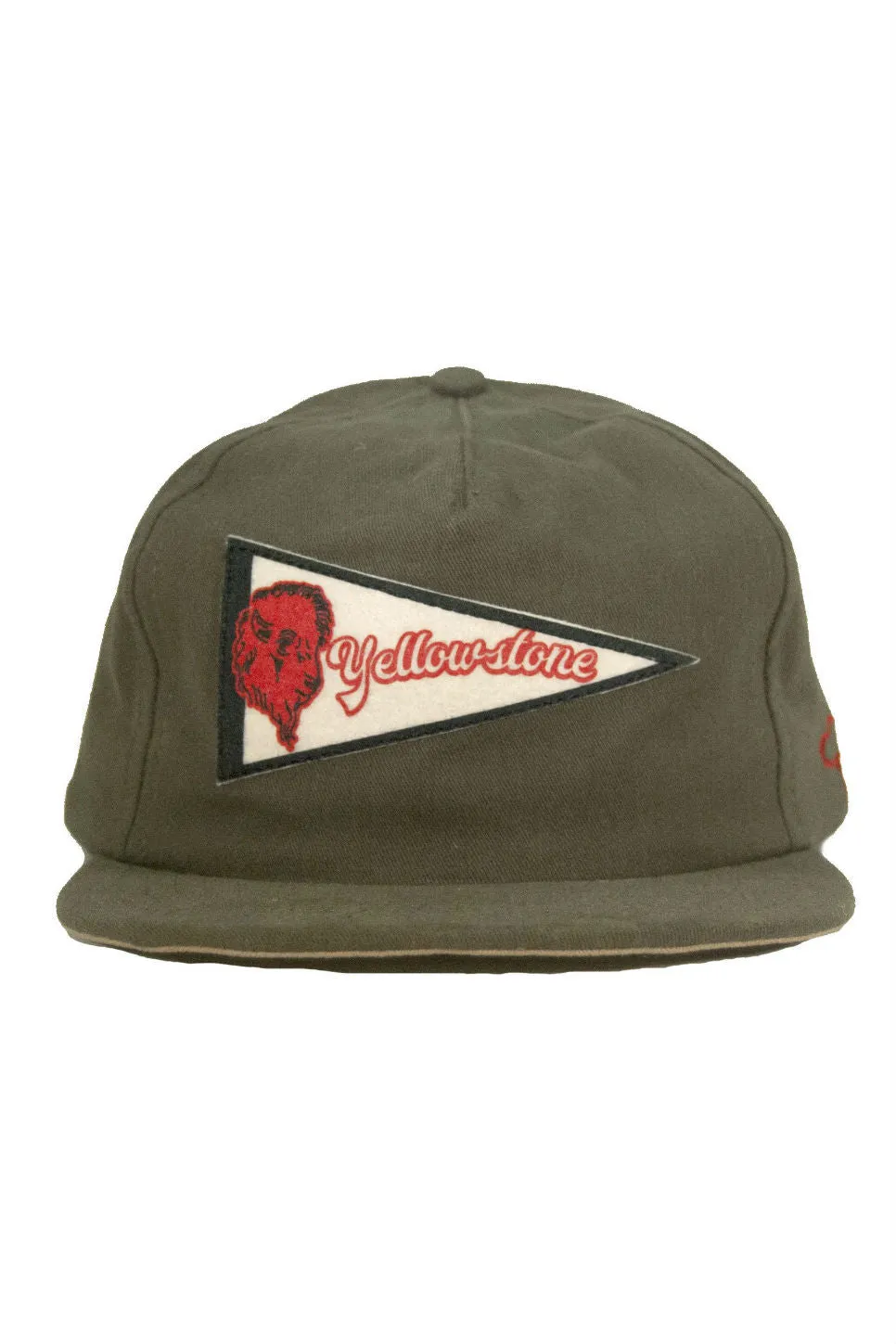 YELLOWSTONE PENNANT STRAPBACK sold by REVOLVR Menswear