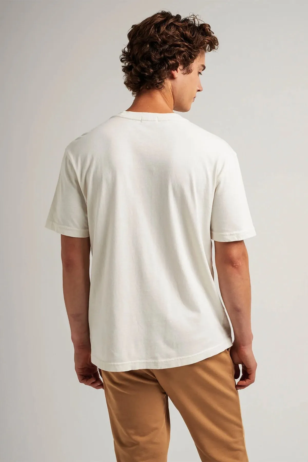 RELAXED SS TEE Bone sold by REVOLVR Menswear product image thumbnail 3
