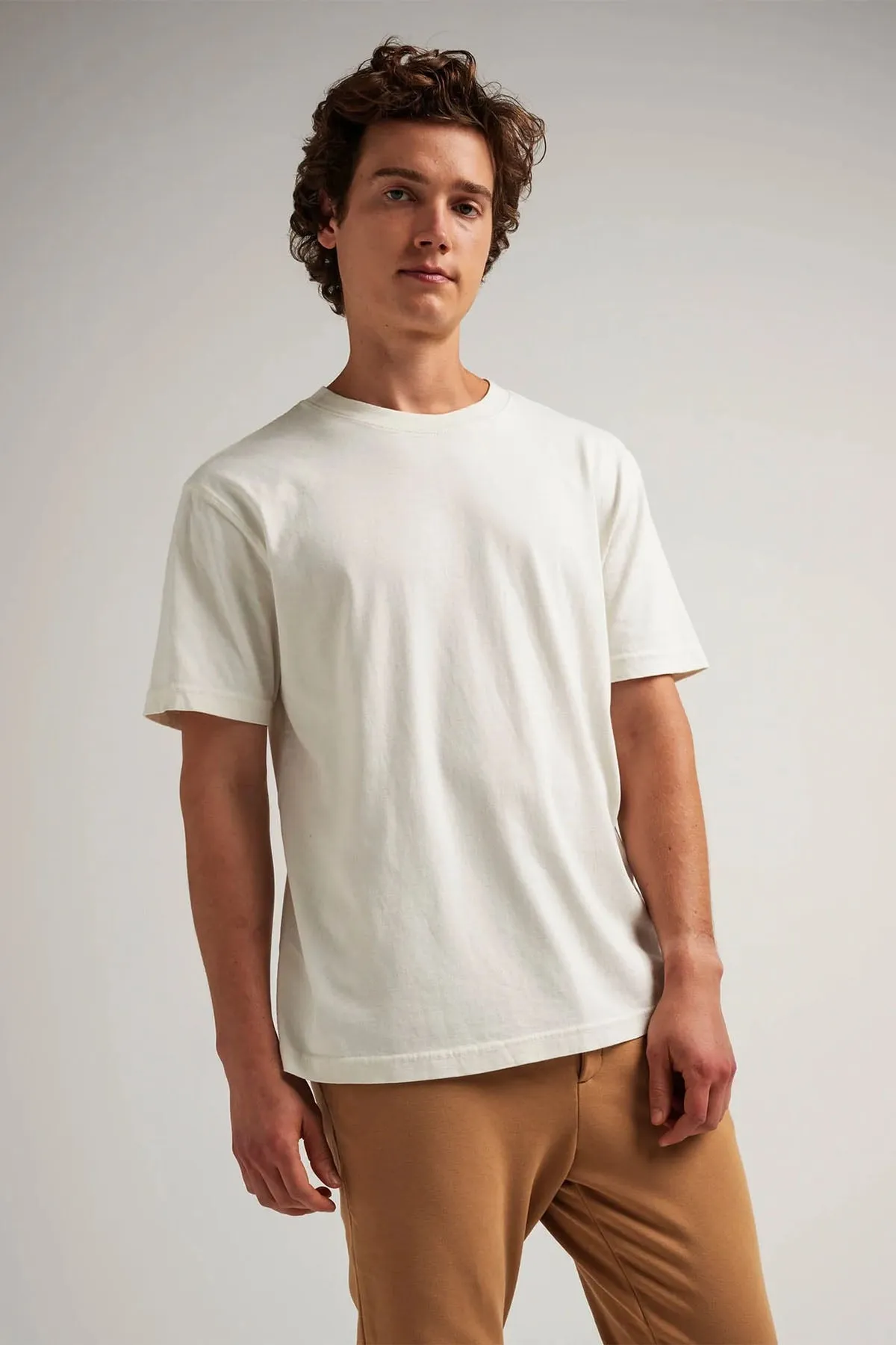 RELAXED SS TEE Bone sold by REVOLVR Menswear product image thumbnail 2