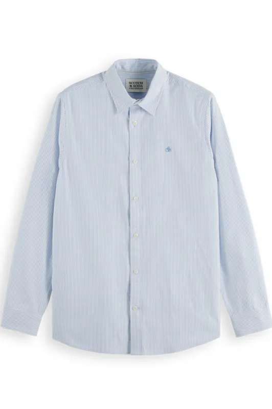 OXFORD STRIPE SHIRT Blue Stripe made by Scotch & Soda