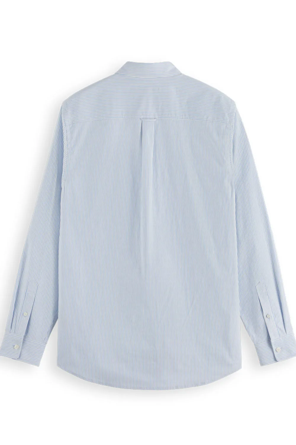 OXFORD STRIPE SHIRT Blue Stripe sold by REVOLVR Menswear product image thumbnail 2