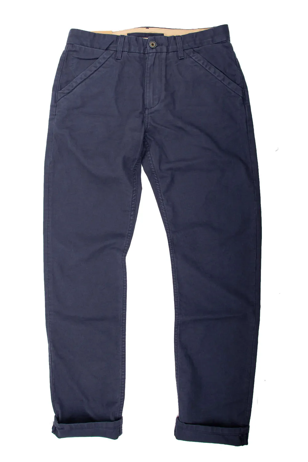 FREENOTE WORKERS CHINO SLIM FIT - NAVY sold by REVOLVR Menswear