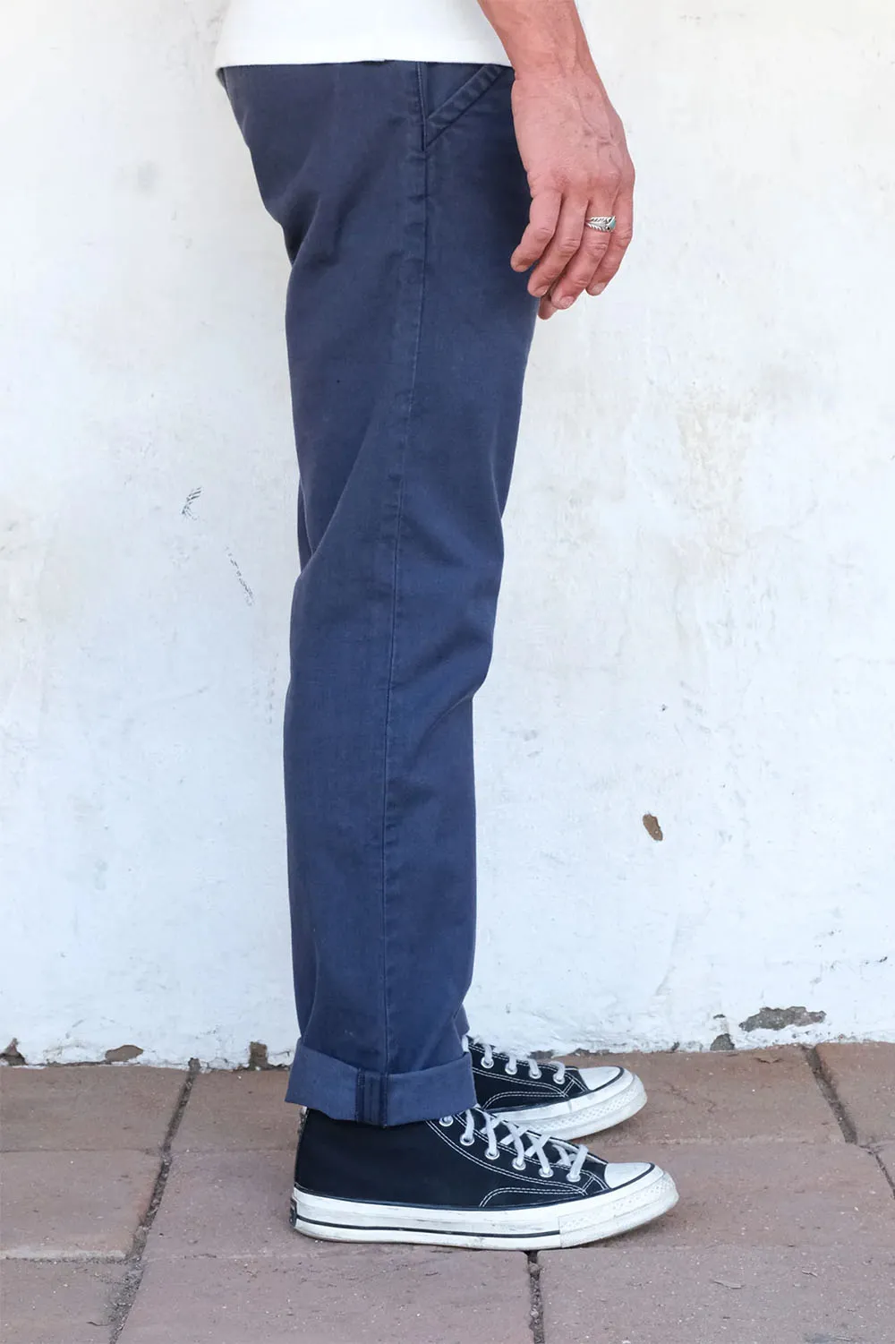 FREENOTE WORKERS CHINO SLIM FIT - NAVY sold by REVOLVR Menswear product image thumbnail 4