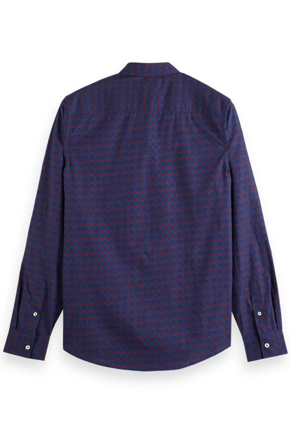 SLIM FIT DITSY AOP SHIRT Night Bookcover Ditsy sold by REVOLVR Menswear product image thumbnail 2