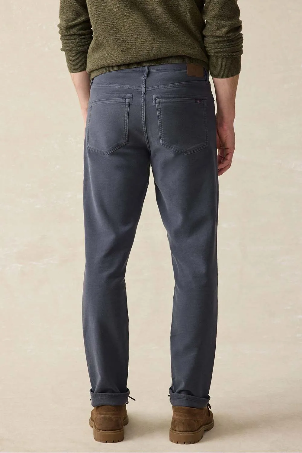 STRETCH TERRY 5 POCKET Navy sold by REVOLVR Menswear product image thumbnail 5