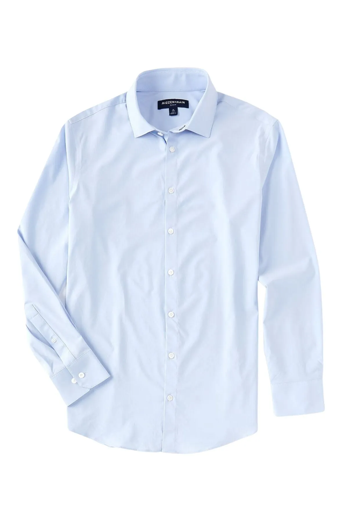 LEEWARD LS Light Blue Solid sold by REVOLVR Menswear