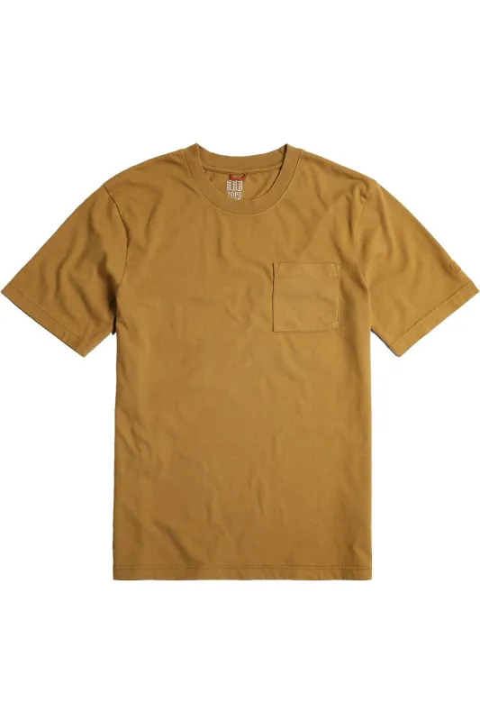 DIRT POCKET TEE Dark Khaki sold by REVOLVR Menswear