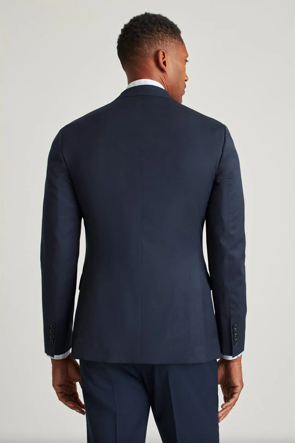 JETSETTER WOOL BLAZER Slim Lt Navy sold by REVOLVR Menswear product image thumbnail 3
