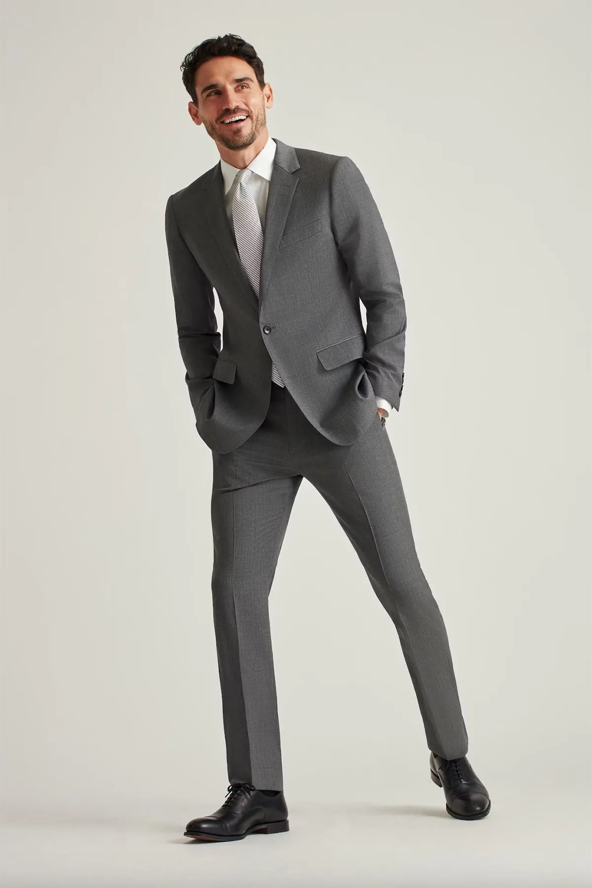 JETSETTER WOOL BLAZER Slim Grey sold by REVOLVR Menswear product image thumbnail 4