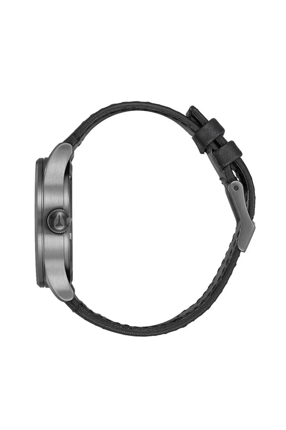 SENTRY LEATHER - GUNMETAL/BLACK sold by REVOLVR Menswear product image thumbnail 2