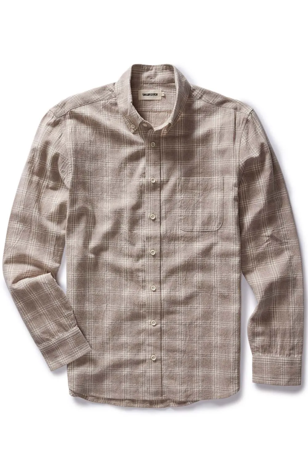 THE JACK Flax Heather Plaid sold by REVOLVR Menswear