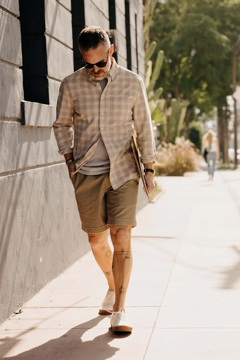 THE JACK Flax Heather Plaid sold by REVOLVR Menswear product image thumbnail 2