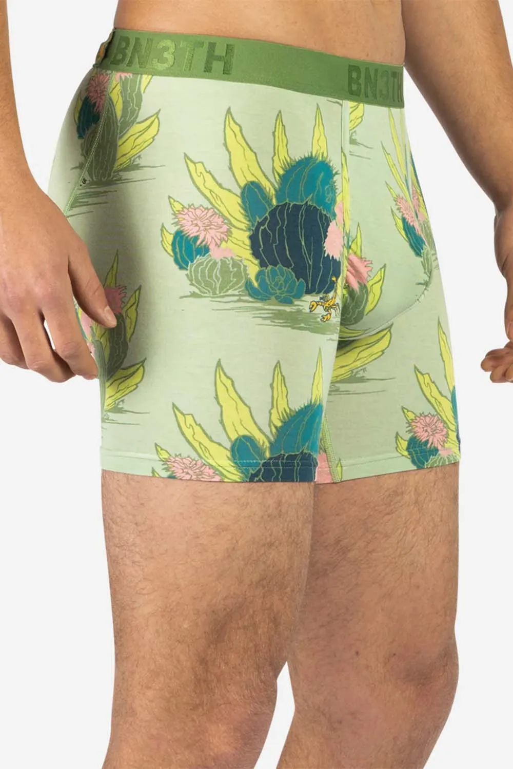 CLASSICS BOXER BRIEF Cactus Floral Fair Green sold by REVOLVR Menswear product image thumbnail 3