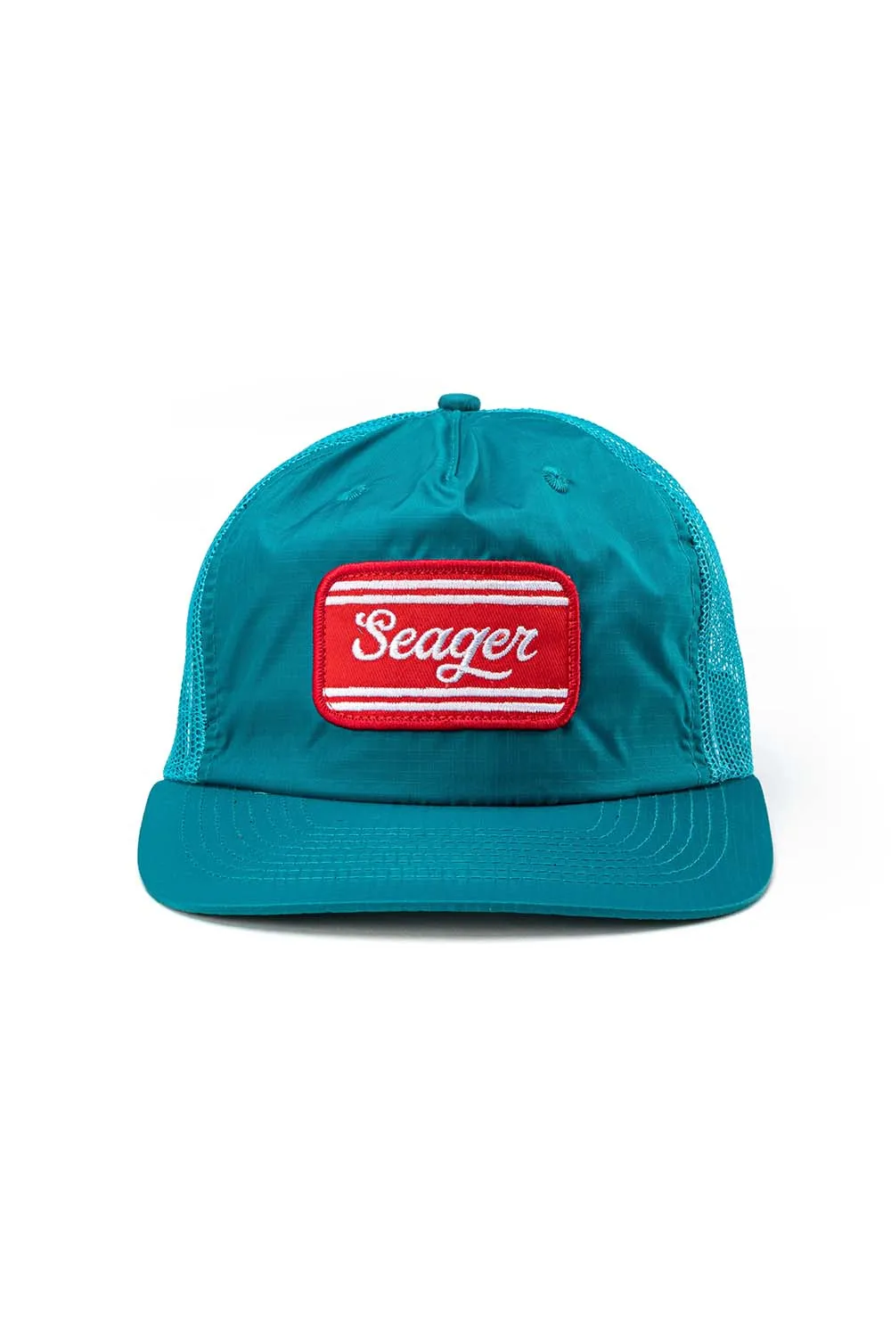 WHITEWATER NYLON MESH SNAPBACK Alpine Blue sold by REVOLVR Menswear product image thumbnail 2
