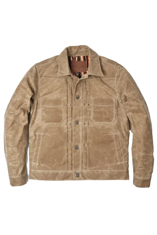 WAXED RIDERS JACKET - TOBACCO/BROWN sold by REVOLVR Menswear