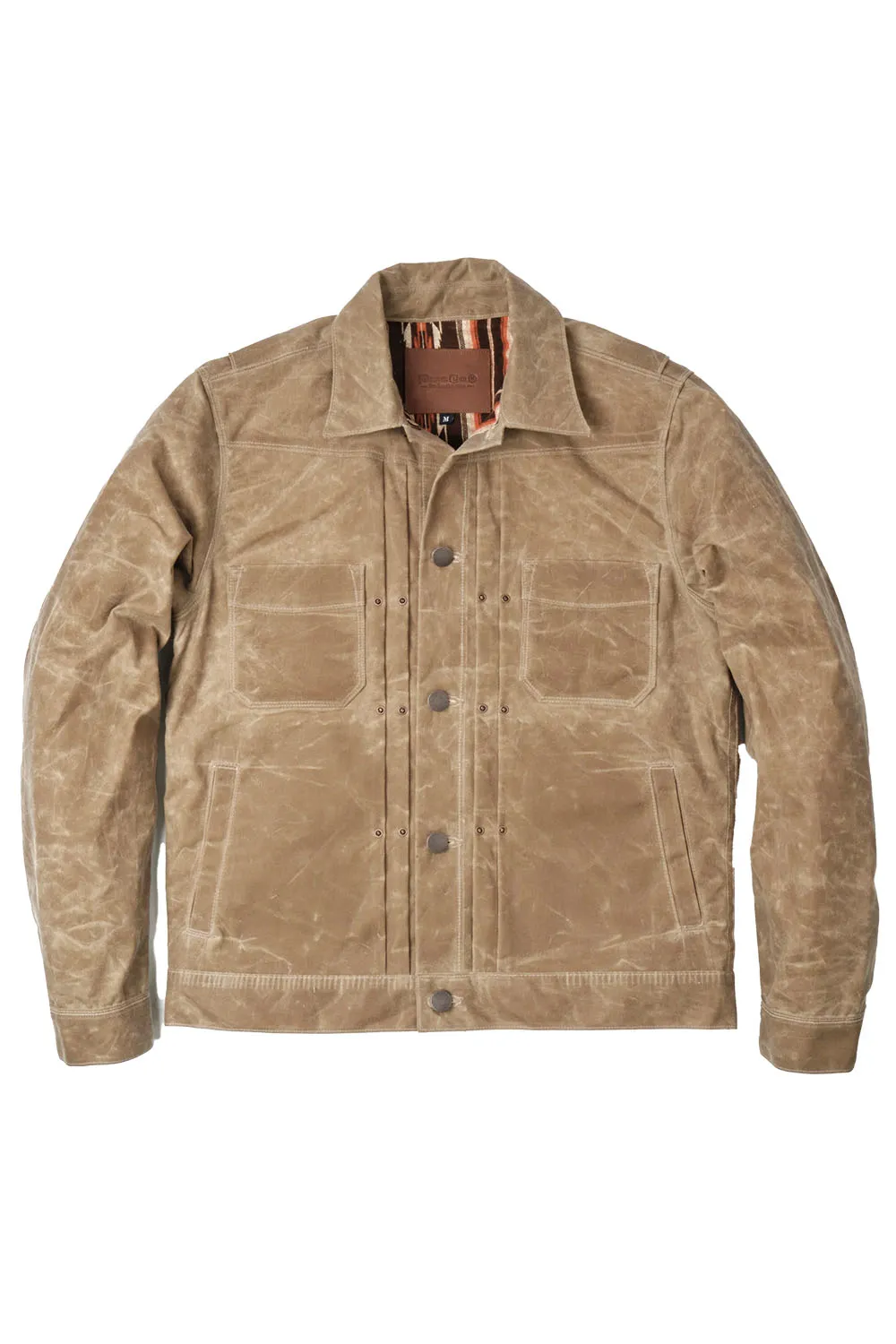 WAXED RIDERS JACKET - TOBACCO/BROWN sold by REVOLVR Menswear