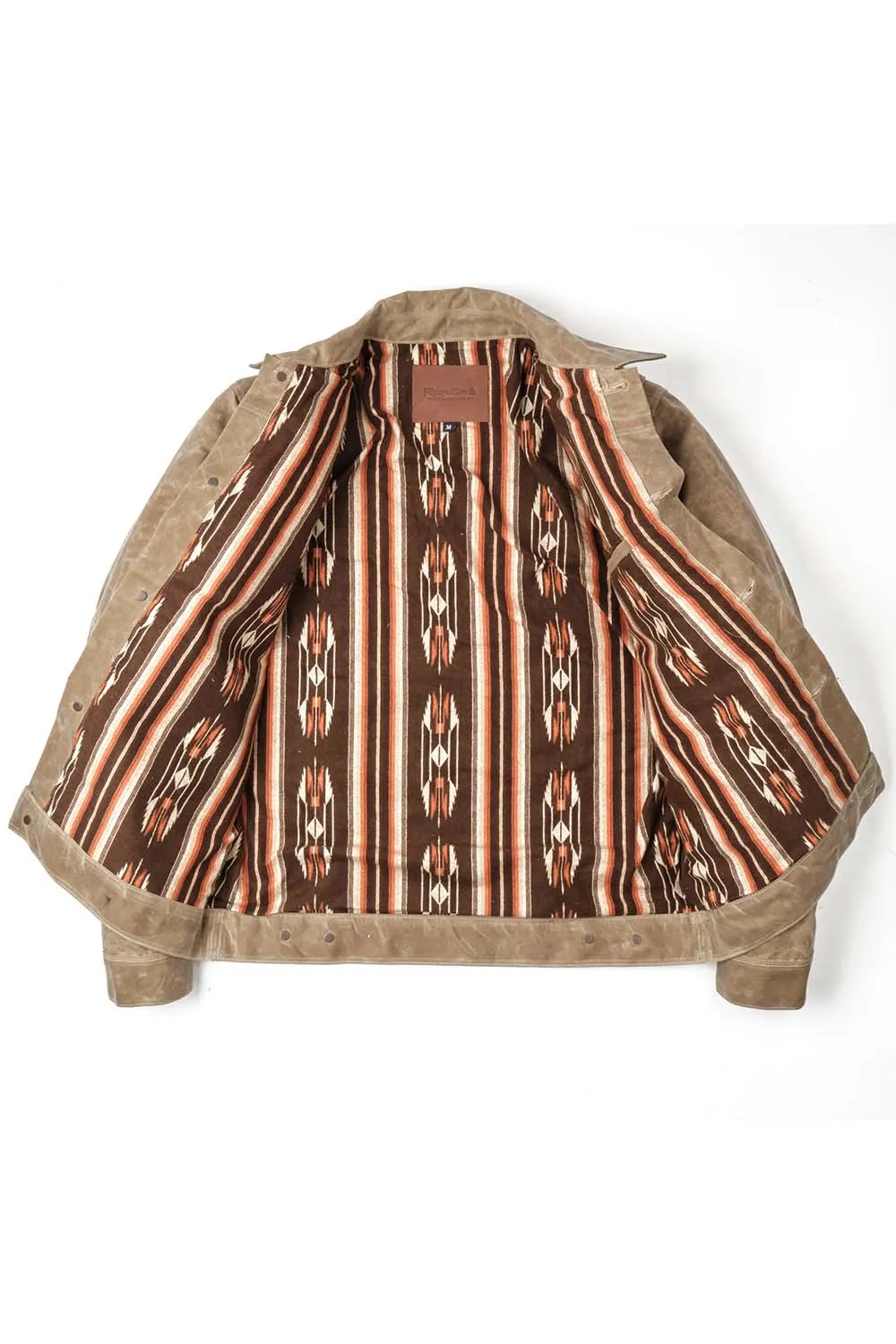 WAXED RIDERS JACKET - TOBACCO/BROWN sold by REVOLVR Menswear product image thumbnail 4