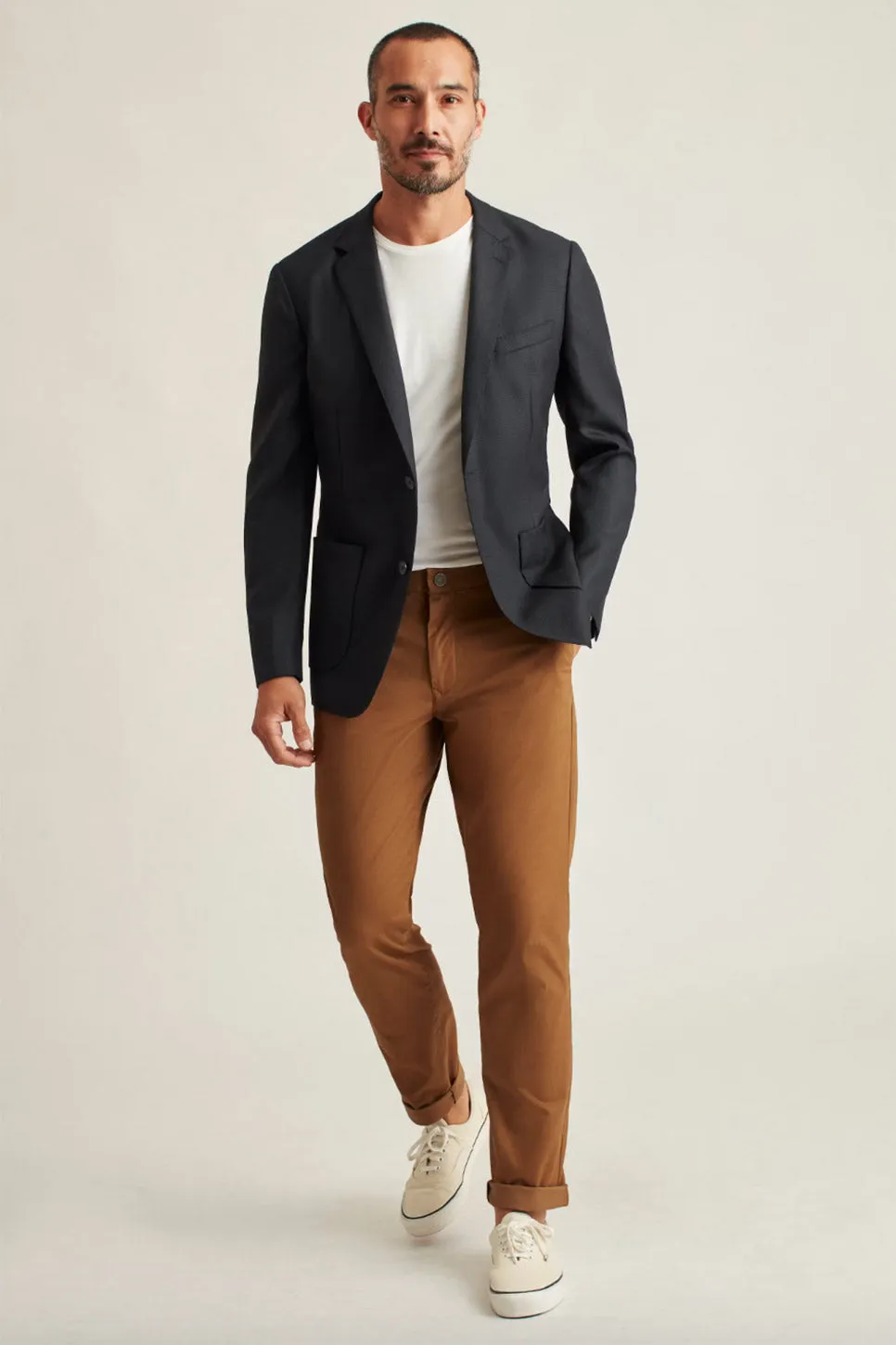 UNCONSTRUCTED WOOL BLAZER Black sold by REVOLVR Menswear product image thumbnail 4