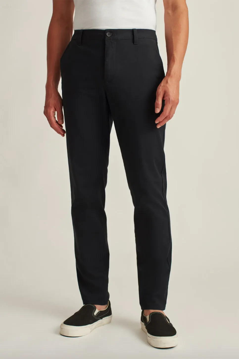 STRETCH WASHED CHINO 2.0 - BLACK sold by REVOLVR Menswear product image thumbnail 3