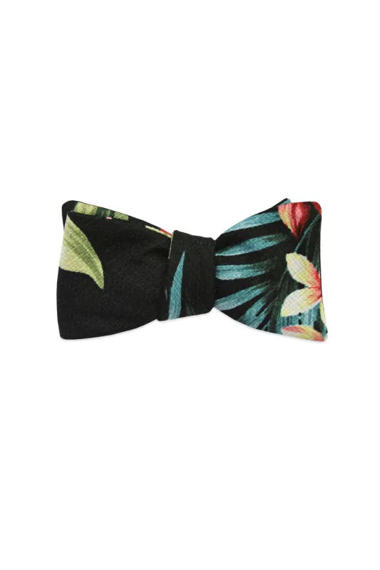 THE KALEA BOW TIE Black Tropical sold by REVOLVR Menswear