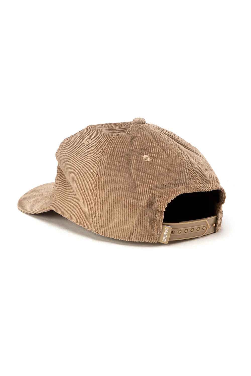 BIG CORDUROY SNAPBACK Khaki sold by REVOLVR Menswear product image thumbnail 3