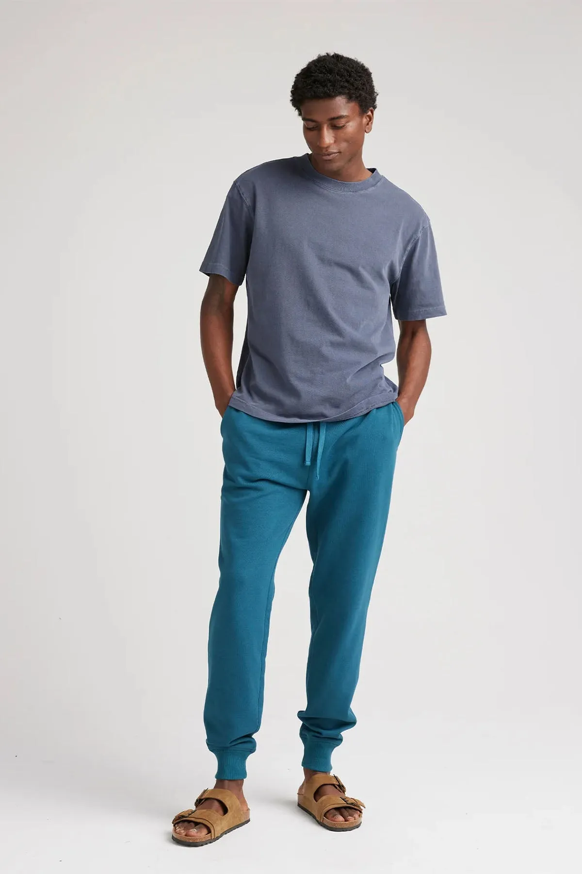 RELAXED SS TEE Blue Steel sold by REVOLVR Menswear product image thumbnail 4