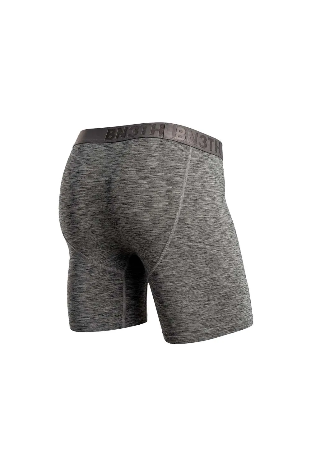 CLASSIC BOXER BRIEF WITH FLY Heather Charcoal sold by REVOLVR Menswear product image thumbnail 2